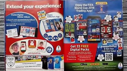 Album Panini : Album Panini Coupe du Monde de Football 2018 en entier