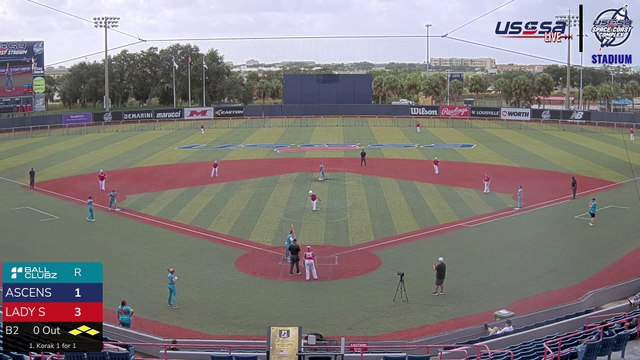 Lady SNI / DeMarini / GTL VS Ascension/Brsk/RDA/Neals/Swingcoast - Fri, Oct 3, 2025 9:32 AM to Fri, 10:43 AM