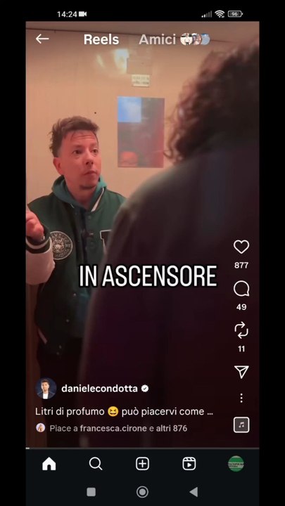 danielecondotta in ascensore