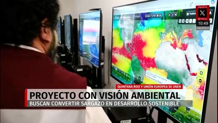 Quintana Roo y la Unión Europea impulsan proyecto para convertir el sargazo en desarrollo sostenible