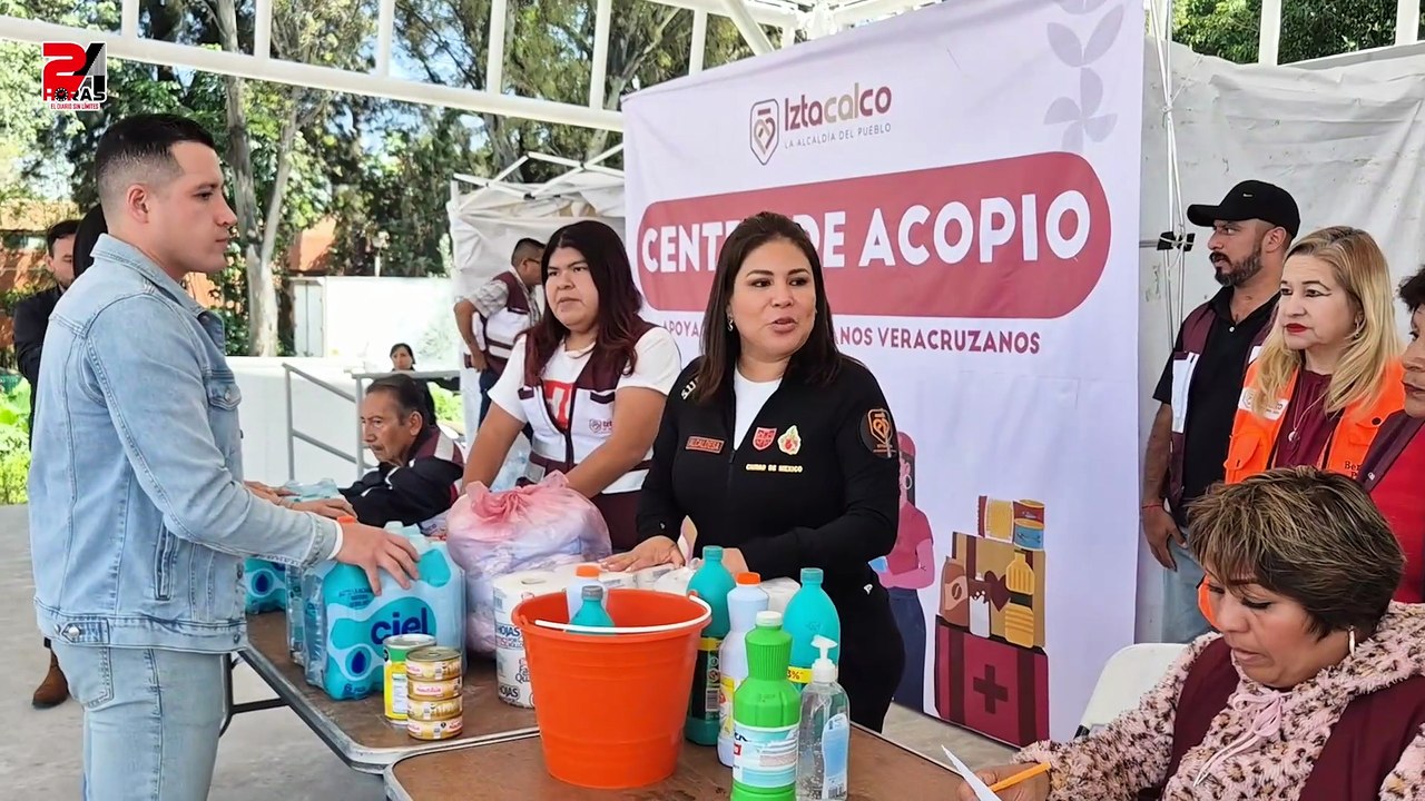 Iztacalco instala colecta para afectados por lluvias