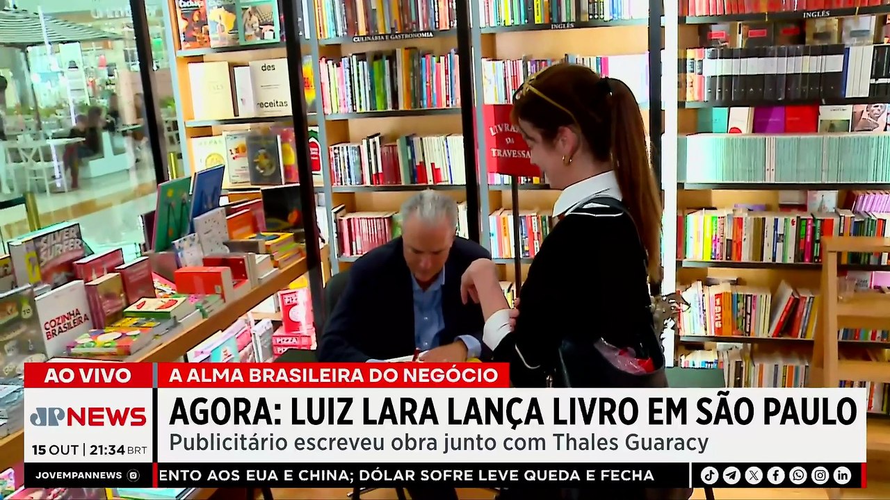 Luiz Lara lança livro e destaca poder da publicidade: "R$ 1 investido gera R$ 8,50 pra economia"