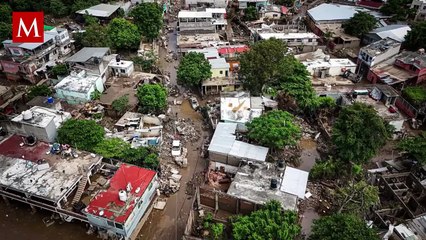 CJNG en acción: vecinos de Tihuatlán reciben ayuda inesperada tras lluvias en Veracruz