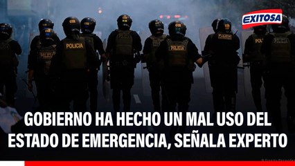 Gobierno ha hecho un mal uso del estado de emergencia a nivel nacional: "Genera desconfianza"