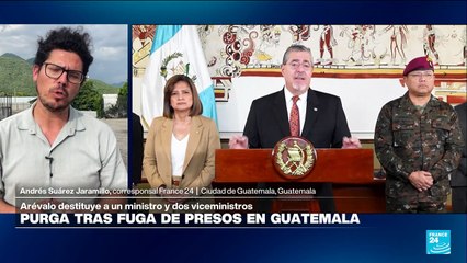 Informe desde Ciudad de Guatemala: Arévalo destituye a ministro tras fuga de 20 presos