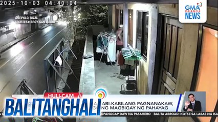 Lalaking suspek sa kabi-kabilang pagnanakaw, arestado; tumangging magbigay ng pahayag | Balitanghali