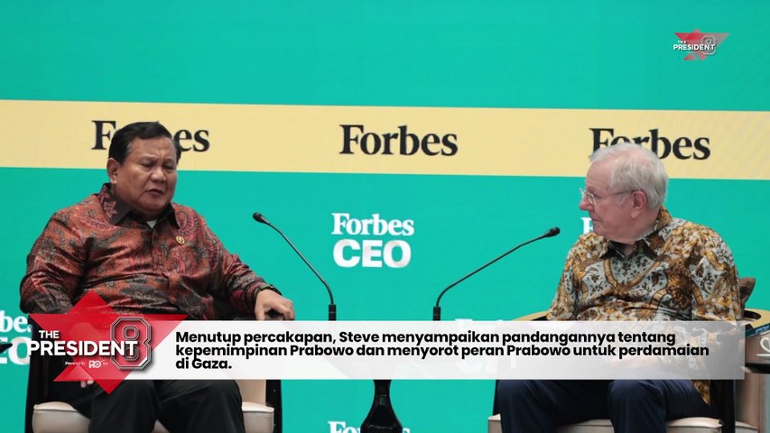 Steve Forbes Dunia Butuhkan Pemimpin Kuat Seperti Prabowo, Tegas dan Visioner