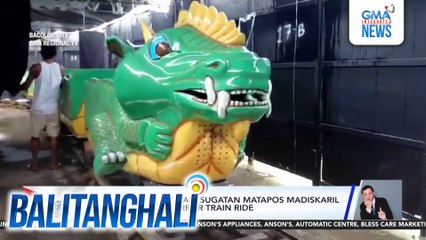 7 sa 10 magkakaanak, sugatan matapos madiskaril ang sinakyang horror train ride | Balitanghali