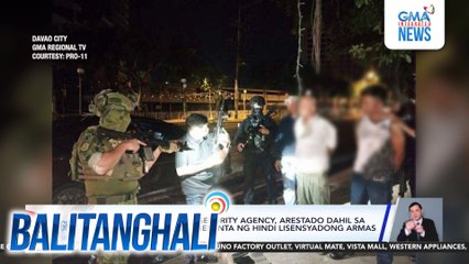 Pulis at manager ng security agency, arestado dahil sa ilegal umanong pagbebenta ng hindi lisensyadong armas | Balitanghali