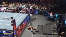 wwe 2k25 gameplay Wade Barrett vs Damien parist signature and finsher move#wwe
