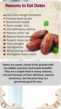 compelling reasons to eat dates