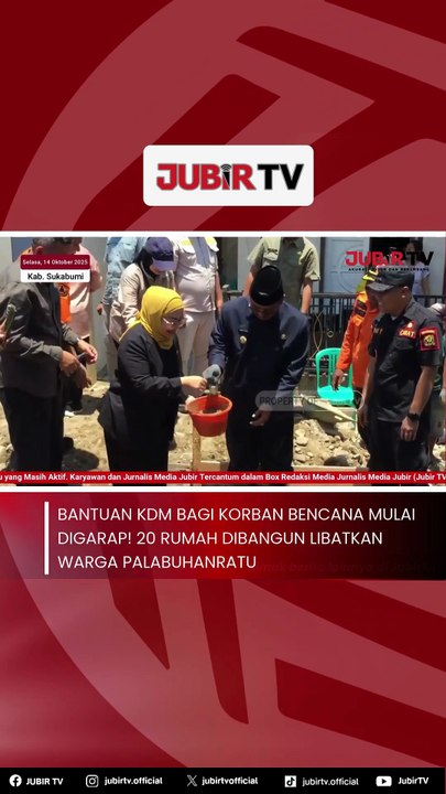 Bantuan KDM bagi Korban Bencana Mulai Digarap! 20 Rumah Dibangun Libatkan Warga Palabuhanratu
