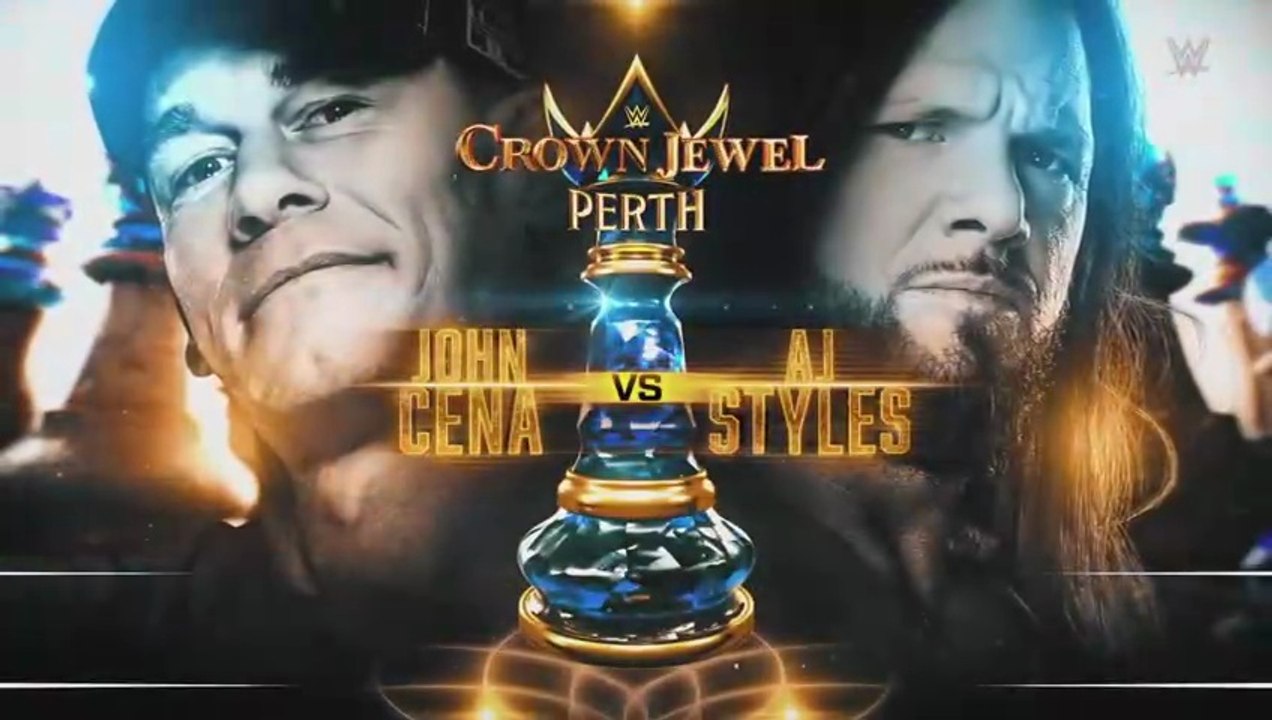 John Cena vs Aj Styles Crown Jewel