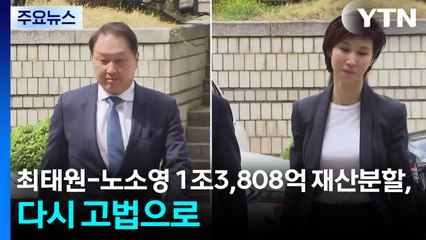 최태원-노소영 1조3,808억 재산분할, 다시 고법으로 / YTN