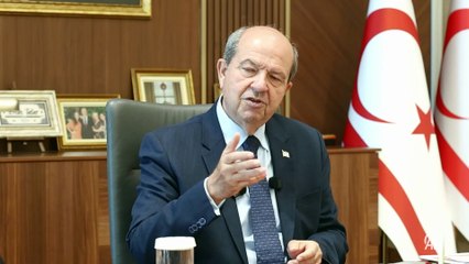 KKTC Cumhurbaşkanı Tatar: Tel Aviv ve Atina, beni ülkenin başında görmek istemiyor