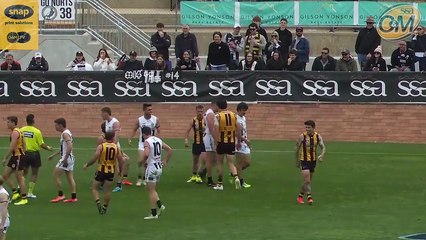 Nathan Cooper kicks his team's second major