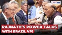 Rajnath Singh Meets Brazil VP Geraldo Alckmin to Strengthen Defence Ties