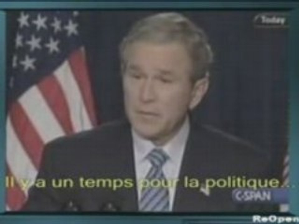 Bush t_es pas un pro du mensonge (cette fois l_Atilde__nbsp_