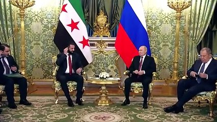 Syriens Übergangspräsident Scharaa besucht Putin