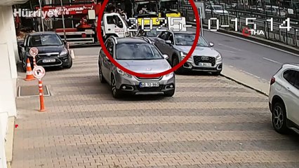 Çekmeköy'deki otobüsün kaza anı saniye saniye kameraya böyle yansıdı