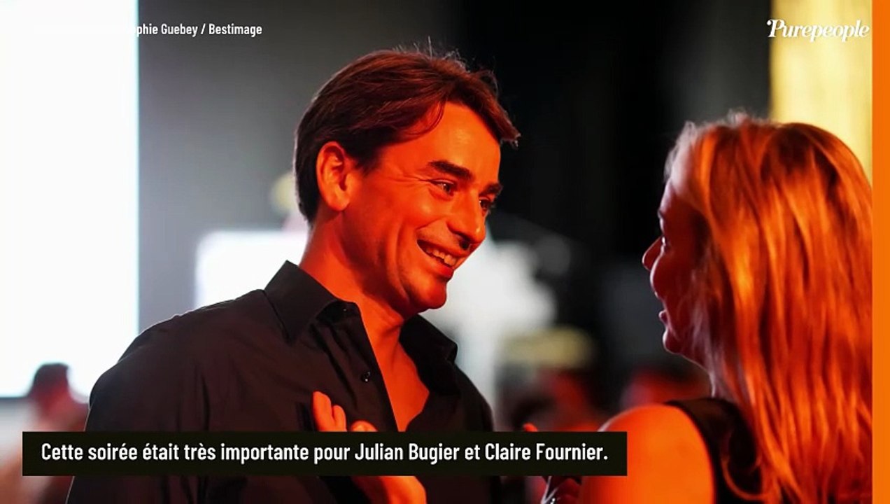 Julian Bugier s'offre une rare sortie en soirée avec sa femme Claire Fournier, le duo de journalistes avec Philippe Lacheau et Elodie Fontan