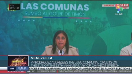 VENEZUELA VP Rodriguez | Remember the historic Chavez's speech “Golpe de Timón