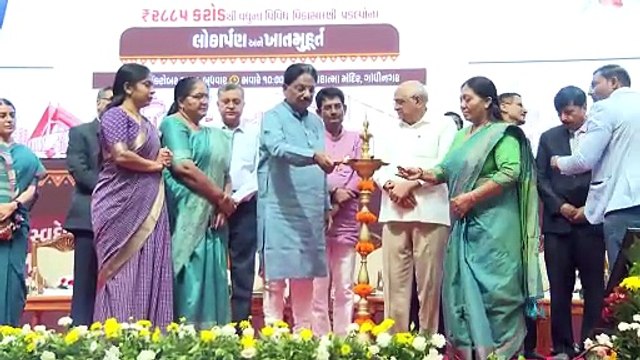 #GANDHINAGAR #GUJARAT CM DEDICATES AND LAUNCHES VARIOUS DEVL. WORK AT SAPTAH PROGRAM AT MAHATMA MANDIR