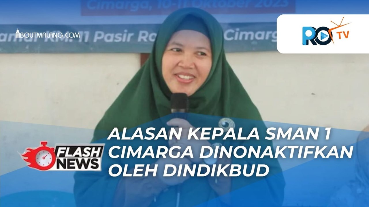 KRONOLOGI LENGKAP DINONAKTIFKANNYA KEPALA SMAN 1 CIMARGA OLEH DINDIKBUD BANTEN