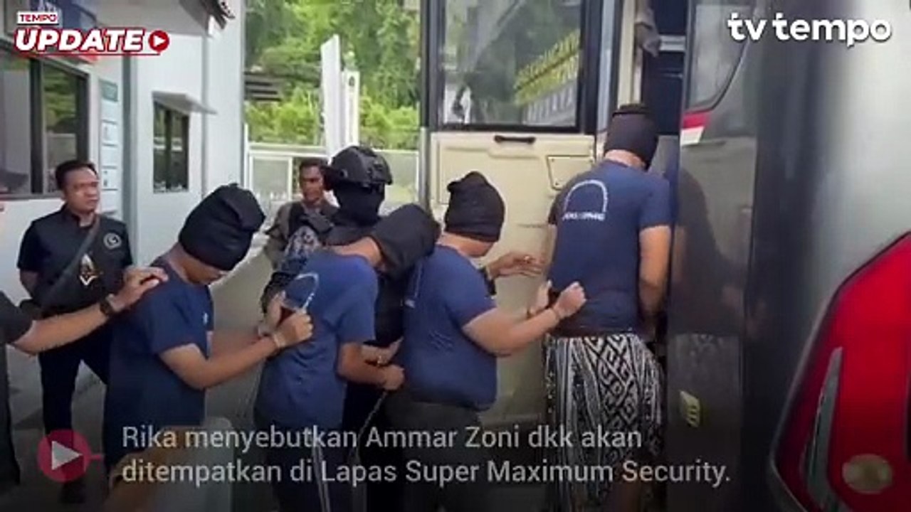 Alasan Ammar Zoni Dkk Dipindahkan ke Lapas Nusakambangan
