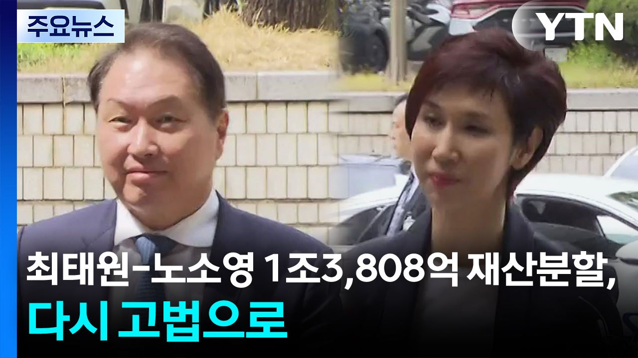 대법, 최태원-노소영 1조3,808억 재산분할 파기환송 / YTN