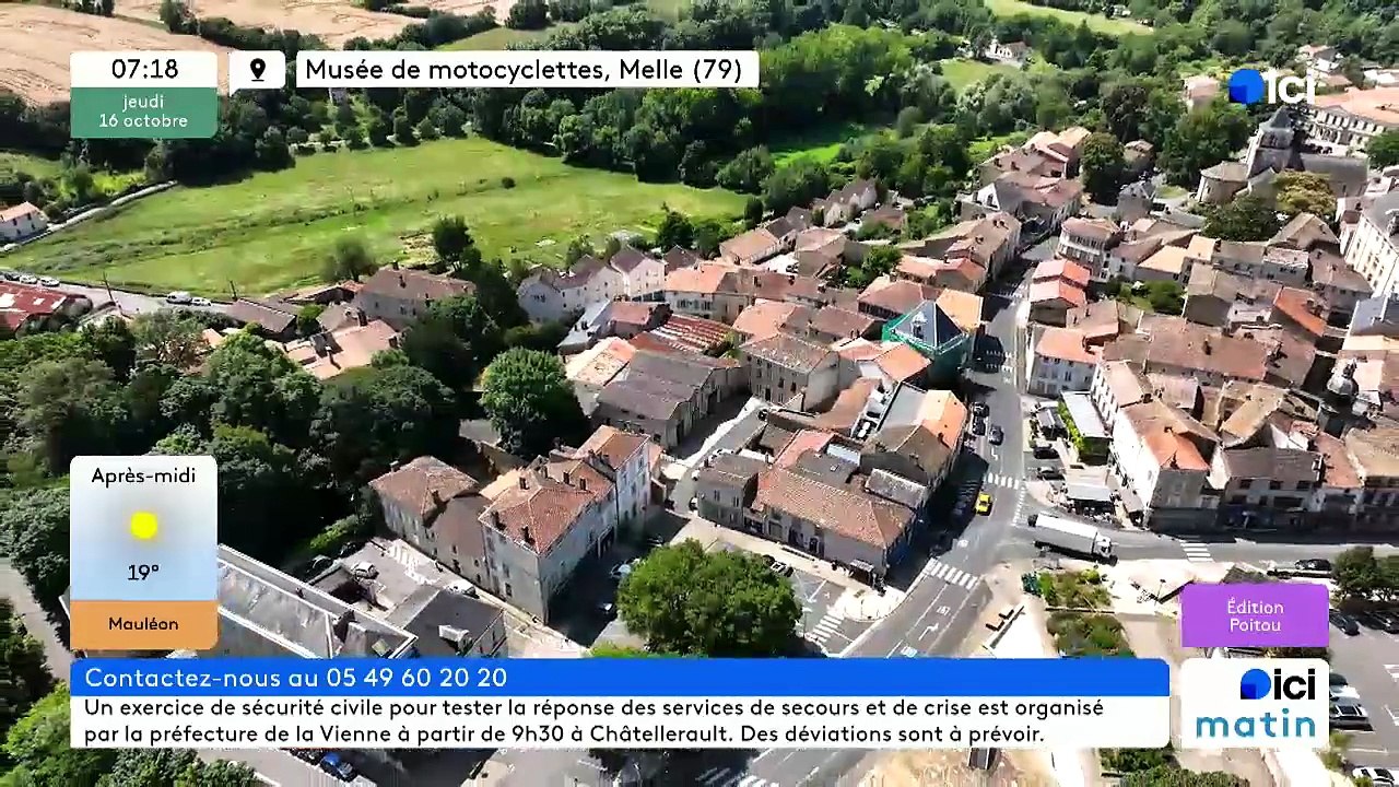 16/10/2025 - ici matin par ici Poitou en vidéo