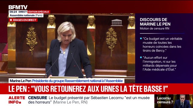 Marine le Pen: Le Rassemblement national attend le jour de la dissolution avec une impatience croissante