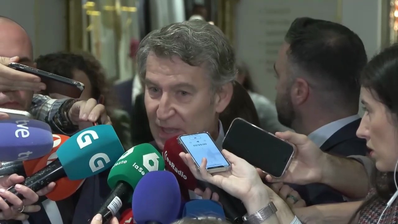 Feijóo coincide con el "estupor" del juez Puente