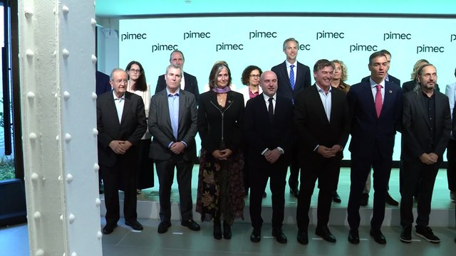 Sánchez se reúne con representantes de Pimec y visita al hub tecnológico DFactory