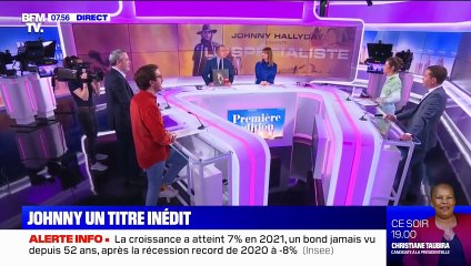 Johnny Hallyday – BFM TV (28 janvier 2022) : la sortie du titre inédit Le Spécialiste