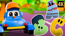 4K Halloween ABC on Wheels by Kids Channel | Learn Alphabets with Spooky Cars | Cartoon Videos for Kids