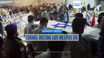 Israel recibe los restos mortales de 2 rehenes más, Hamás afirma que no puede devolver más cuerpos