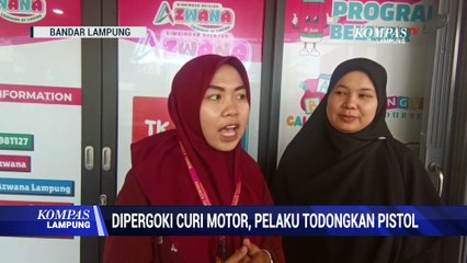 Dipergoki Curi Motor, Pelaku Todongkan Pistol