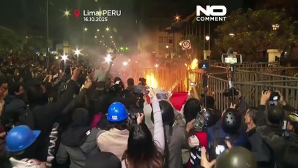 Protestos no Peru pela demissão do presidente
