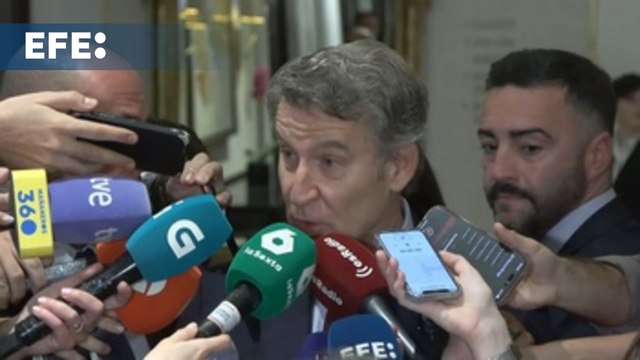 Feijóo coincide con el estupor del juez Puente y de que Sánchez conserve a sus socios