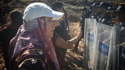 TOKİ için kamulaştırılan Kurtderesi'nde arazilere yine kepçe girdi: İki gözaltı