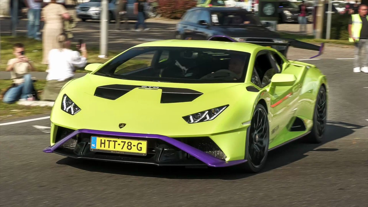 Supercars Accelerating - iPE 991 GT3, LOUD Aventador S, Huracan STO, M3 F80, 750S, SF90, GT3 RS