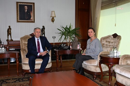 Minguzzi ailesi, Mansur Yavaş'ı ziyaret etti