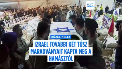 Izrael további két túsz maradványait kapta vissza, a Hamász időt kér a többiek eléréséhez