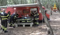 Esercitazione Vigili del fuoco in Sardegna