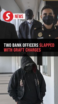 Two bank officers plead not guilty to receiving over RM100,000 in bribes