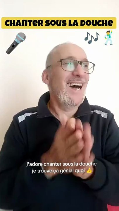 Chanter sous la douche 🎶🕺🎤