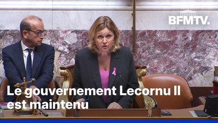 La motion de censure déposée par le RN est rejetée