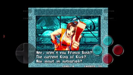 Fatal Fury 3 Mai Shiranui vs Franco Bash luta completa
