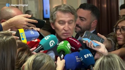 Feijóo no da crédito a que Ábalos siga como diputado en el Congreso